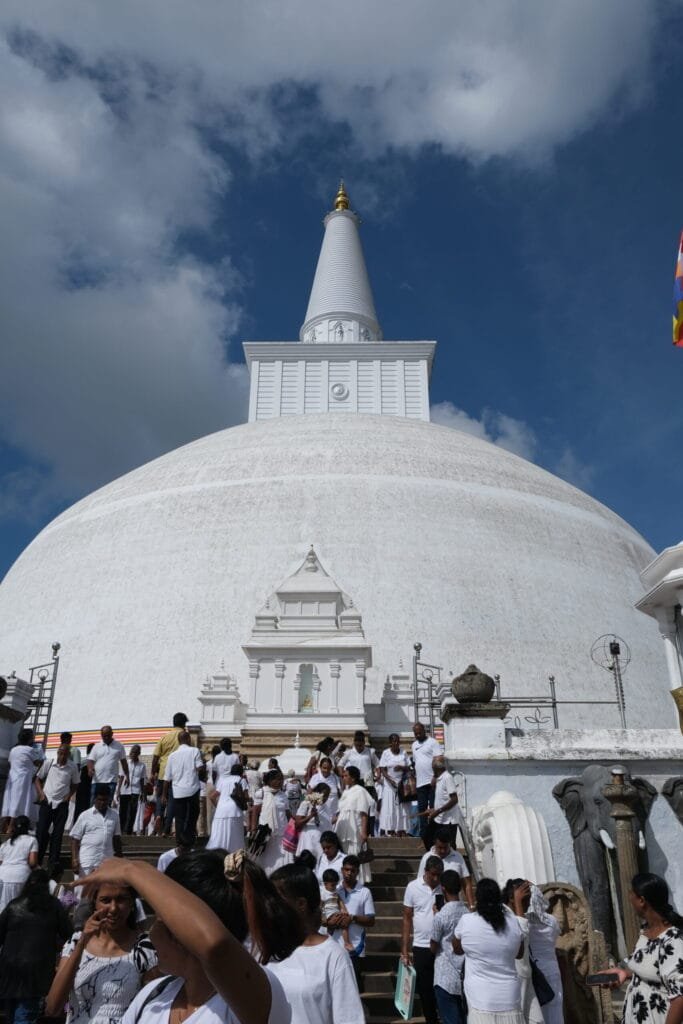 The biggest stupa in Sri Lanka